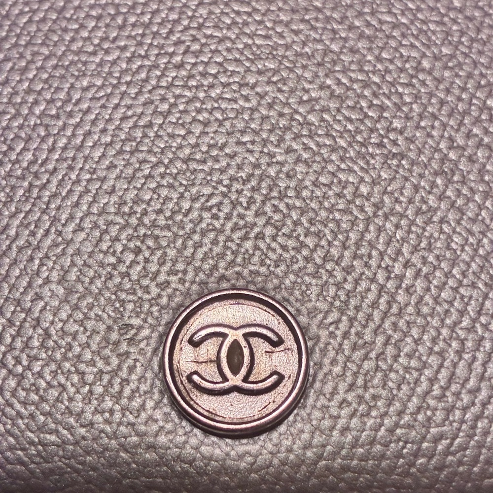 ✨CHANEL Silver Leather Wallet | Made In France | Vintage Collectible | Old 💵🔥✨ - Picture 4 of 12